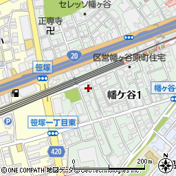 幡ケ谷オフィスハウス周辺の地図