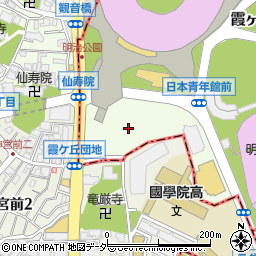 東京都新宿区霞ヶ丘町5周辺の地図