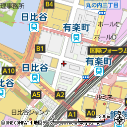 東京都千代田区有楽町1丁目周辺の地図