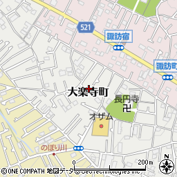 東京都八王子市大楽寺町256周辺の地図