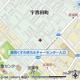 東京都江戸川区宇喜田町1293周辺の地図