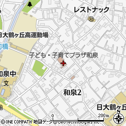 東京都杉並区和泉2丁目36-14周辺の地図