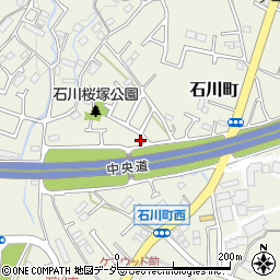 東京都八王子市石川町2187周辺の地図