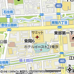 ビーズカフェ（Ｂ’ｓＣＡＦＥ）東陽町店周辺の地図