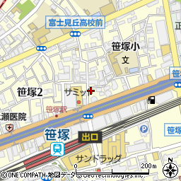 おたからや笹塚十号通り商店街店周辺の地図