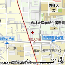 東京都三鷹市新川6丁目18周辺の地図