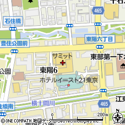 東京イースト２１周辺の地図