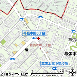 カットオンリークラブ幕張本郷店周辺の地図