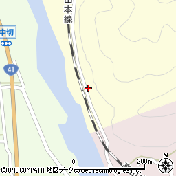 岐阜県下呂市金山町福来29-4周辺の地図