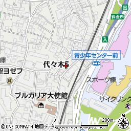 カロニックダイエットスタジオ周辺の地図