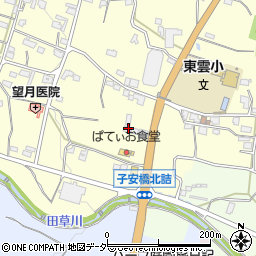 山梨県甲州市勝沼町休息1360周辺の地図