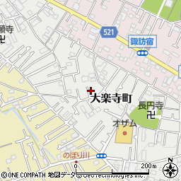 東京都八王子市大楽寺町225周辺の地図