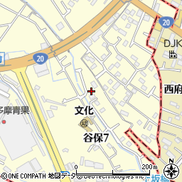 東京都国立市谷保7丁目6-9周辺の地図