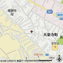 東京都八王子市大楽寺町222周辺の地図