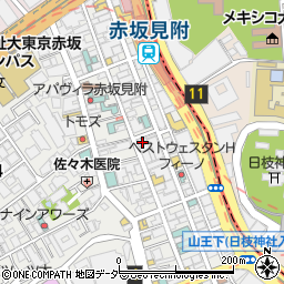 赤坂 江戸桜周辺の地図