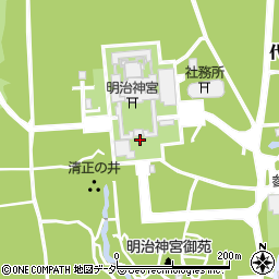 東京都渋谷区代々木神園町1周辺の地図