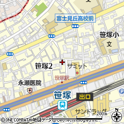 恵比寿屋米店周辺の地図