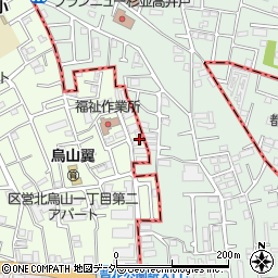 東京都世田谷区北烏山1丁目30-2周辺の地図