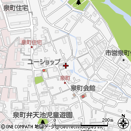 東京都八王子市泉町1356周辺の地図