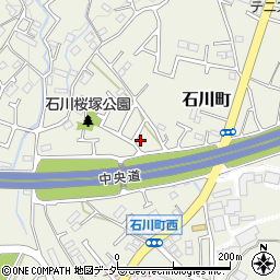 東京都八王子市石川町2486周辺の地図