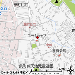 東京都八王子市泉町1222周辺の地図