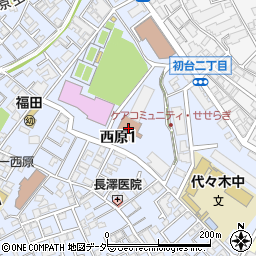 渋谷区総合ケアコミュニティ・せせらぎ周辺の地図