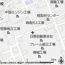 東京都日野市日野台周辺の地図