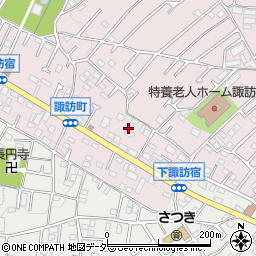 東京都八王子市諏訪町79周辺の地図