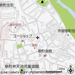 東京都八王子市泉町1356-3周辺の地図