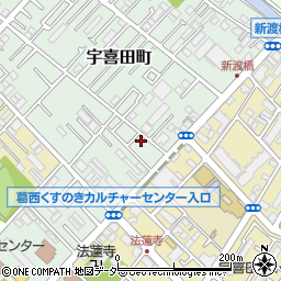東京都江戸川区宇喜田町1300周辺の地図