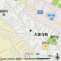 東京都八王子市大楽寺町224周辺の地図