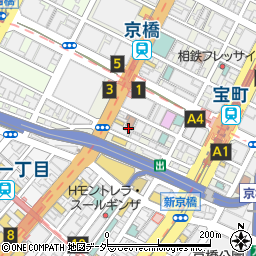 雪園 京橋店周辺の地図