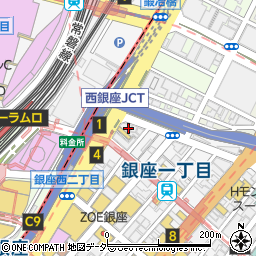 ファミリーマート銀座桜通り店周辺の地図