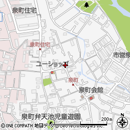 東京都八王子市泉町1260周辺の地図