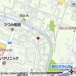 東京都三鷹市新川4丁目21-14周辺の地図