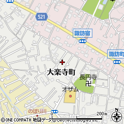 東京都八王子市大楽寺町255周辺の地図