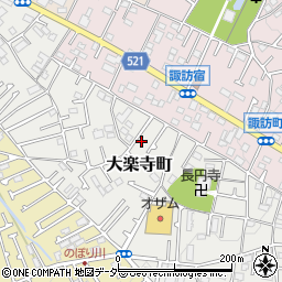 東京都八王子市大楽寺町255周辺の地図