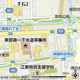 東京都江東区東陽7丁目周辺の地図