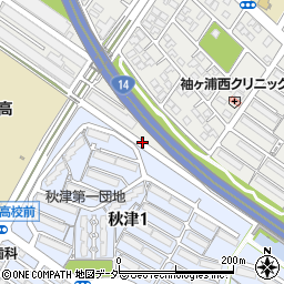 袖ヶ浦5号公園周辺の地図