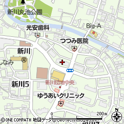 ＵＲ都市機構新川・島屋敷通り５号棟周辺の地図