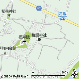 権現神社周辺の地図