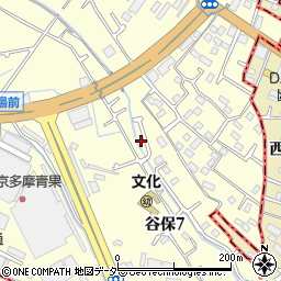 東京都国立市谷保7丁目6-14周辺の地図