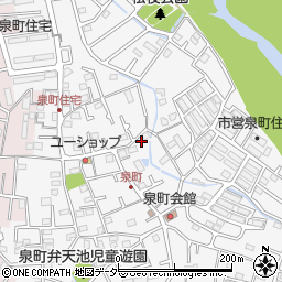 東京都八王子市泉町1356-2周辺の地図