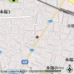 東京都杉並区永福3丁目15周辺の地図