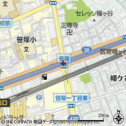 笹塚周辺の地図