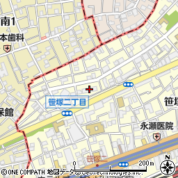 東京都水道局笹塚住宅周辺の地図
