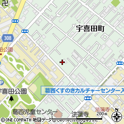 東京都江戸川区宇喜田町1275周辺の地図