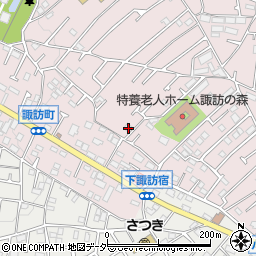 東京都八王子市諏訪町106周辺の地図
