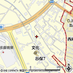 東京都国立市谷保7丁目6-7周辺の地図