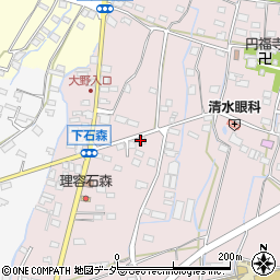 向山利発事務所周辺の地図